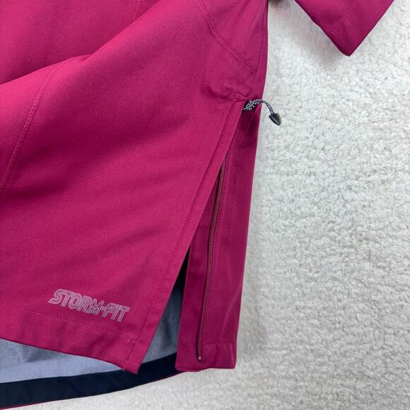 Nike Golf Storm-Fit Men Medium 1/4 Zip Shirt Burgundy Outdoor Short Sleeves Zip - Picture 4 of 12